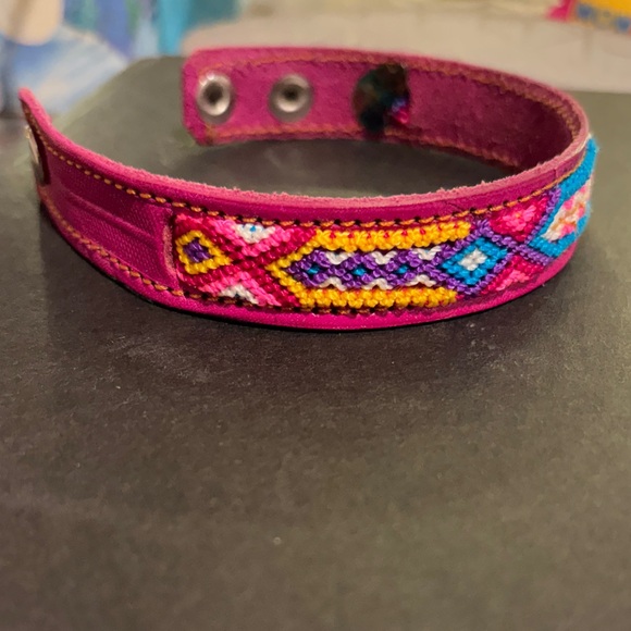 Colorful Embroidered Bracelet - Picture 2 of 5